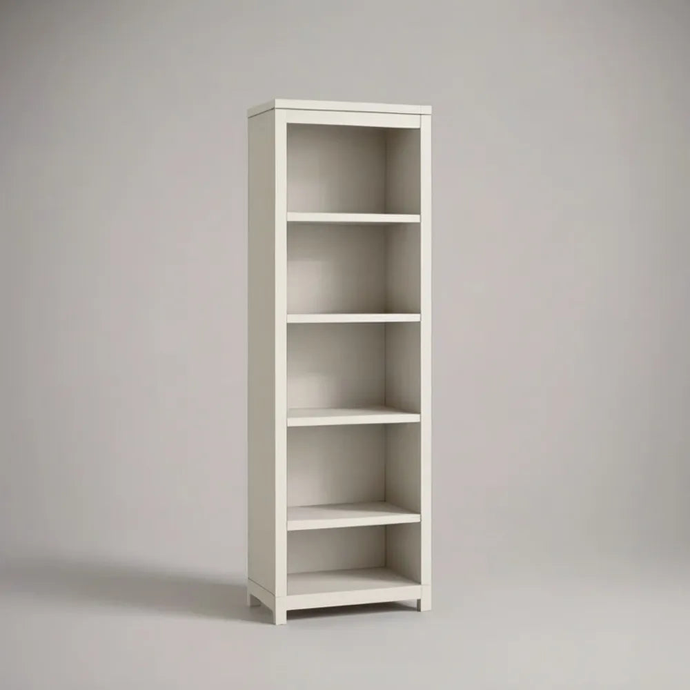 Regał, Worownica 40 x 35 x 180 cm w kolorze białym MDF z 5 otwartymi półkami