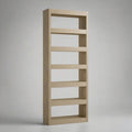 Regał stojący, Głowica 80x30x180 cm w MDF efekt naturalnego drewna dębowego z 6 otwartych półek